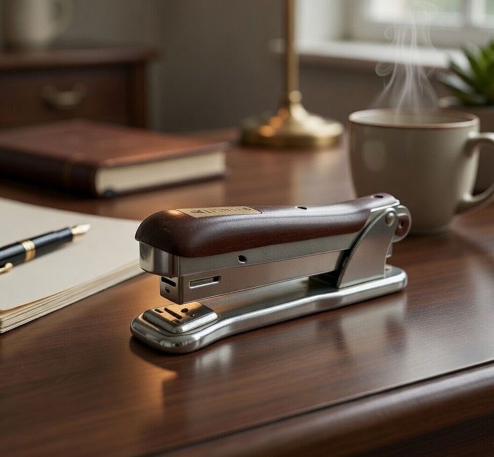 Ace Liner Model 502 Stapler 1950's Retro Mid Century Vintage Tested & Works